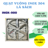 [ĐIỆN ÁP 380V] QUẠT HÚT VUÔNG INOX 304 550W (90x90x40cm)