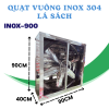 [ĐIỆN ÁP 380V] QUẠT HÚT VUÔNG INOX 304 550W (90x90x40cm) - Hình ảnh 3