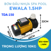 Bơm đầu nhựa SPA POOL EWALA TDA150 1.5HP 220V - Hình ảnh 3