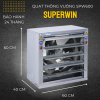 SPW600_220V Quạt thông gió lá sách Superwin - Hình ảnh 3