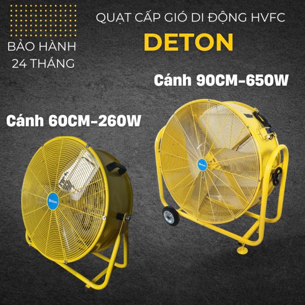 Quạt thổi di động Deton HVFC-60L - Hình ảnh 4