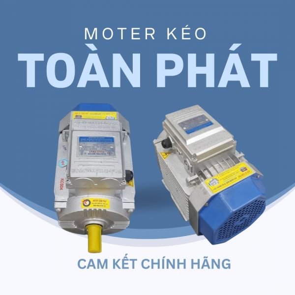 Motor kéo vỏ nhôm Toàn Phát 3HP - 2.2 KW/220V - Hình ảnh 2