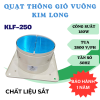 Quạt thông gió vuông Kim Long 25CM 150W - Hình ảnh 2