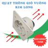 Quạt thông gió vuông Kim Long 25CM 150W - Hình ảnh 4