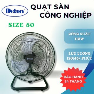 Quạt sàn Công nghiệp Deton Sải cánh 50CM - 110W