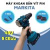 Máy khoan pin 48V Makita chuyên khoan tường khoan sắt khoan gỗ bắt vít - Hình ảnh 3