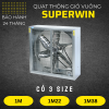 ZRA1000-220V Quạt thông gió gián tiếp 2 mặt lưới Superwin - Hình ảnh 2