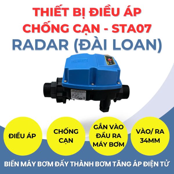 THIẾT BỊ ĐIỀU ÁP/CHỐNG CẠN RADAR CHO MÁY BƠM NƯỚC - STA07