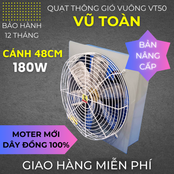 Quạt thông gió 2 mặt lưới 500x500