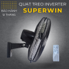 Quạt treo đa dụng Superwin Biến Tần (cánh 50CM-có remote) - Hình ảnh 2